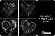 Heart-Shaped Spider Web Gothic Love, a Background Graphic by LaseredNinja (Thumbnail 1 of 7)
