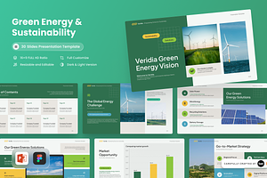 Green Energy Insight Presentation, a Presentation Template by SLAB! Design