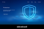 Tech landing page set 1, a Work Illustration by MaximGertsen (Thumbnail 2 of 6)
