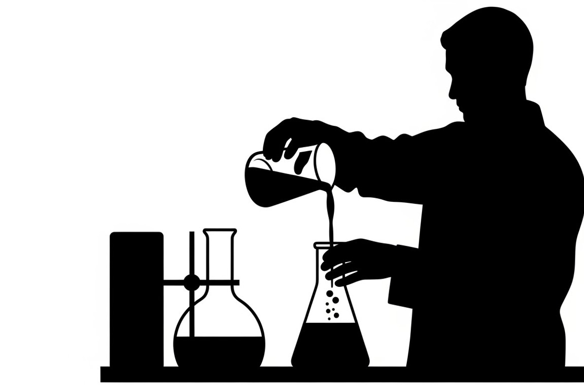 This Scientist Lab Silhouettes, an Illustration by Amazin_art (Photo 14 of 31)