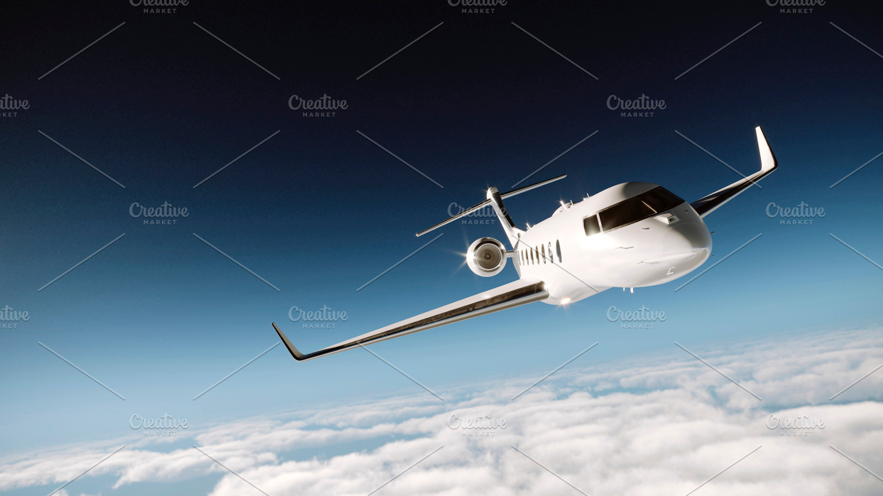 Business jet 019 featuring business, airplane, and 3d rendering, a Business Photo by SFCRCH MOCKUPS