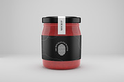 Jam jar mockup, a Packaging Mockup by JovianWirja (Thumbnail 2 of 2)