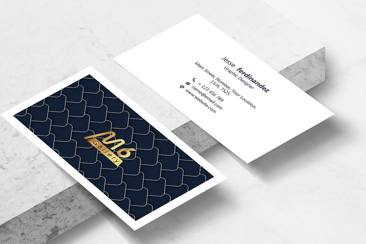 Abstract Business Card Template - 55, a Business Card Template by M6 Gallery (Photo 2 of 3)