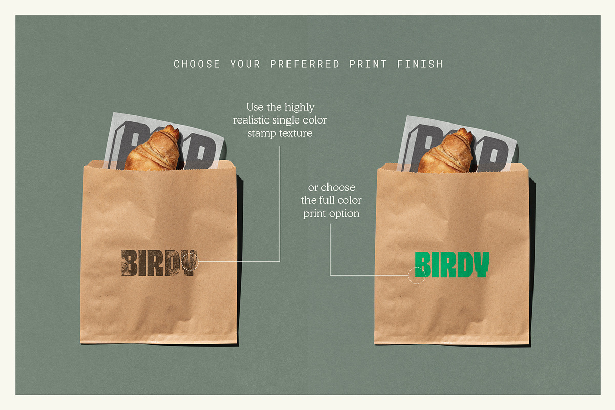 Kraft Takeaway Bag mockup, a Packaging Mockup by mockstar (Photo 3 of 7)