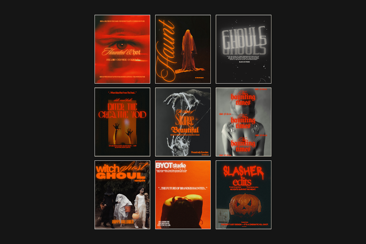 Halloween Instagram Canva Templates