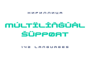 Techzone Cyrillic & Technologic Font, a Sans Serif Font by alpercakici (Thumbnail 6 of 13)