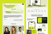 Tikorix. Website template, an UI Kit Template by Brandarnia (Thumbnail 2 of 7)