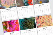 Marbling Art Calendar 2023 InDesign, a Stationery Template by Graphic Fabrica (Thumbnail 8 of 9)