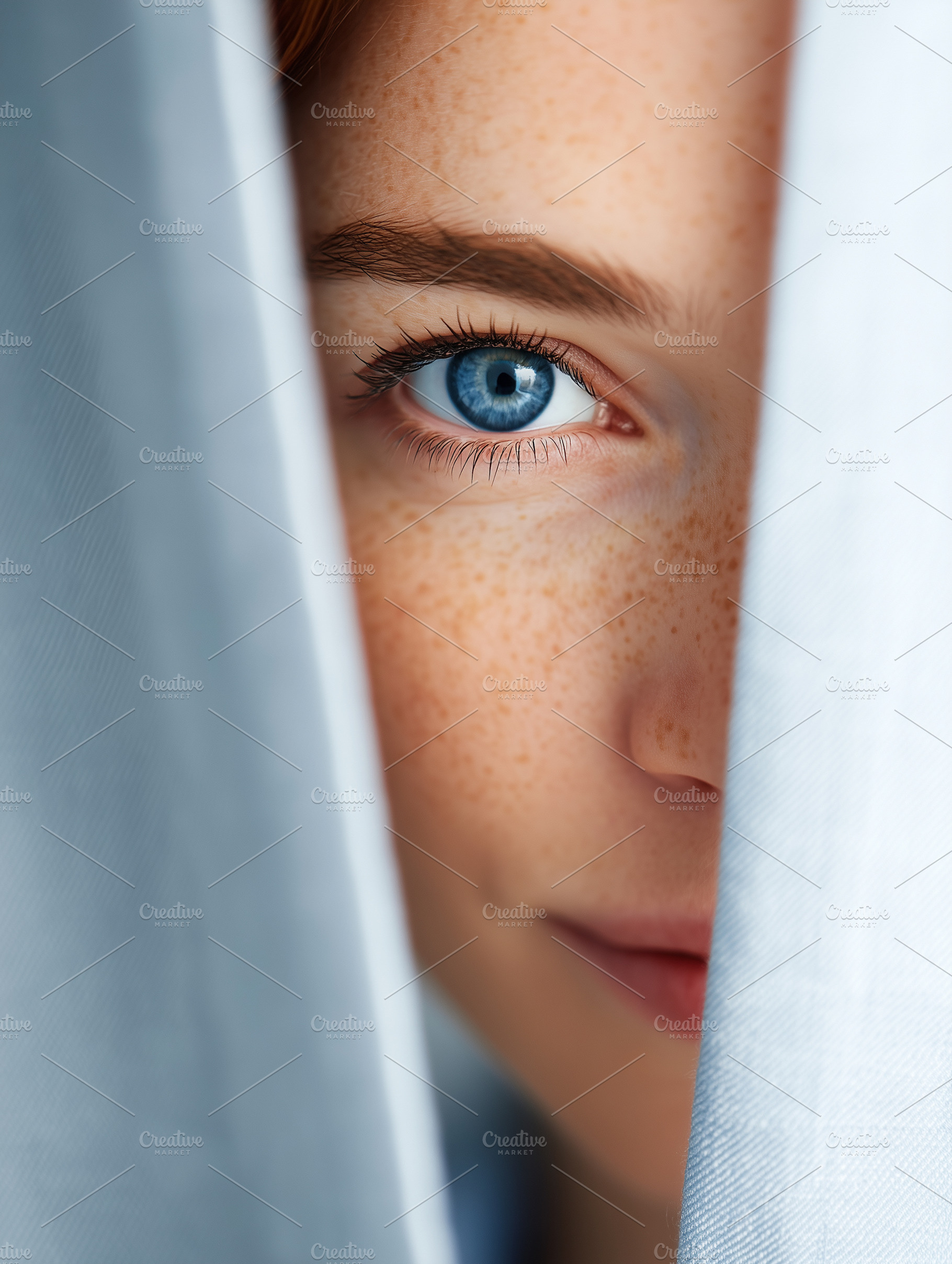 Close up portrait of a young woman, a Person Photo by MistyDay