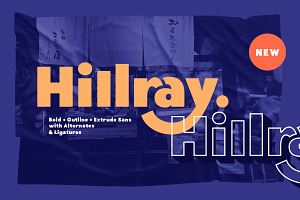 Hillray - Stylish Bold Sans