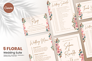 Floral Wedding Suite Canva Template, a Marketing Template by ArbaStudio (Thumbnail 1 of 5)