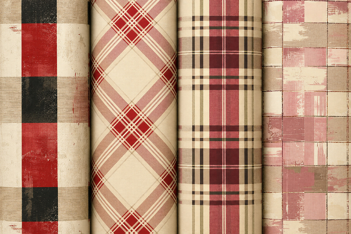 Plaid & Gingham Seamless Patterns, a Texture Graphic by Canvas Craft (Photo 8 of 9)