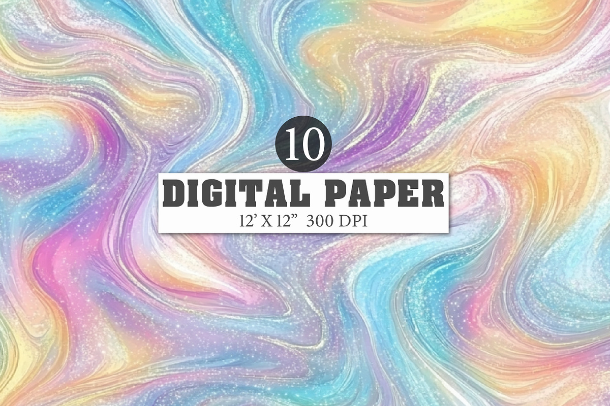 Iridescent Glitter Paper, an Illustration by Designworld (Photo 1 of 3)