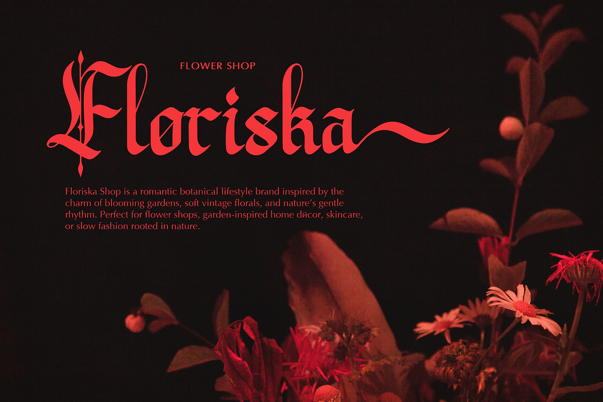 Better Fields | Blackletter Typeface, a Blackletter Font by Denustudios (Photo 8 of 12)