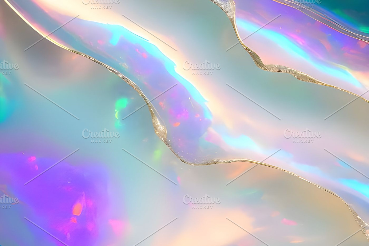 Iridescent Opal Texture