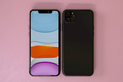 Set of iPhone 11 PRO Mockups, an iPhone Mockup by StyleMockups (Thumbnail 10 of 13)