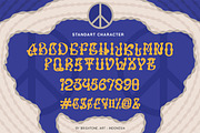 VERTISTYLE WAVES - Psychedelic Style, a Serif Font by Brightone (Thumbnail 2 of 9)
