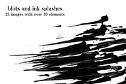 Blot and ink splashes, an Object Graphic by Pullia (Thumbnail 1 of 7)