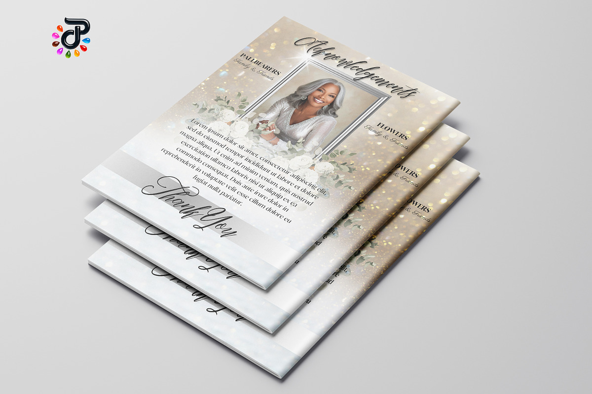 Elegant Canva Obituary Template, a Brochure Template by Protech Design ENT (Photo 9 of 9)