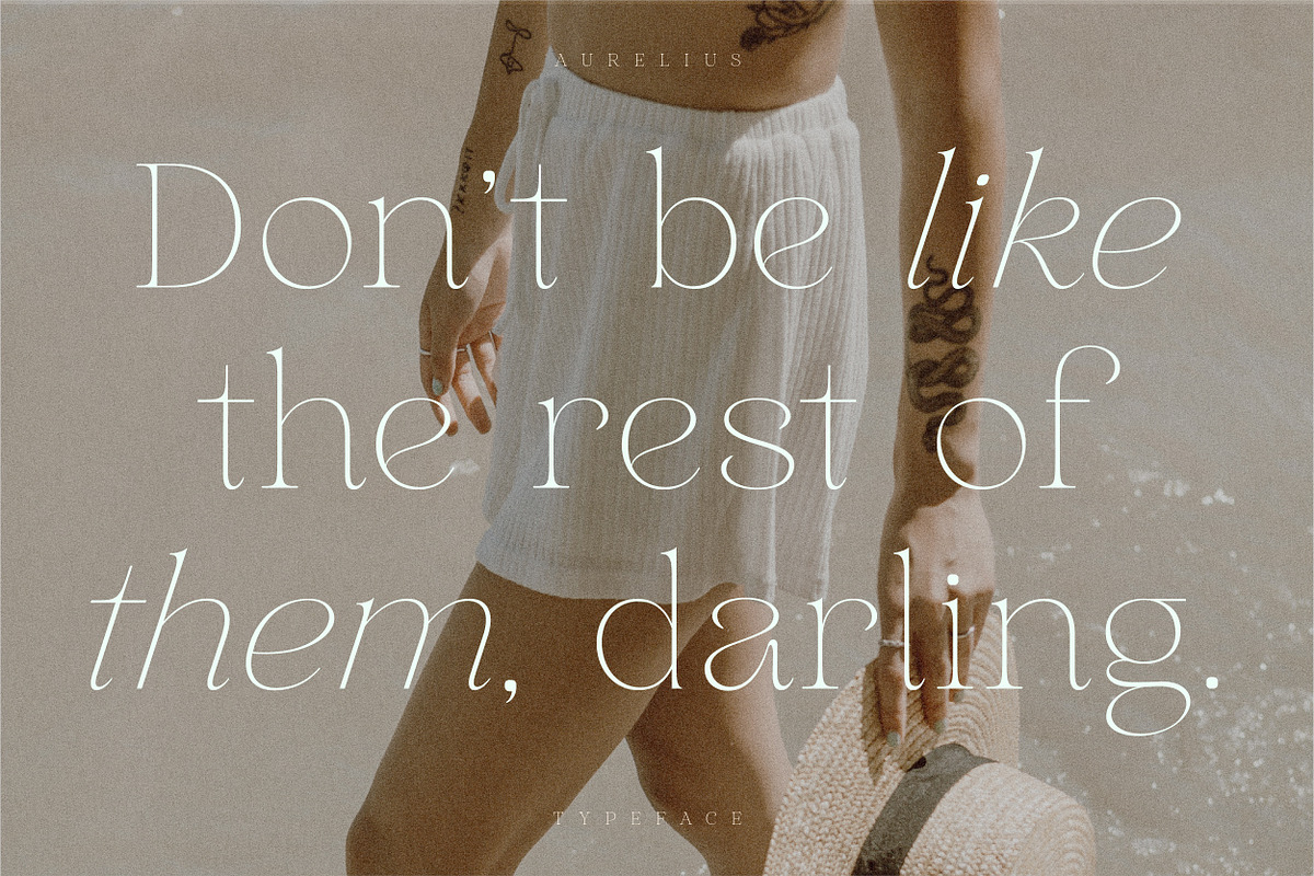 Aurelius - Feminine Chic Serif, a Serif Font by Harmonais Visual (Photo 9 of 35)