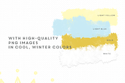 Vector textured grungy snowflakes, a Texture Illustration by Palette Pursuit (Thumbnail 4 of 5)