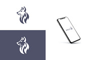 Wolf Head Logo in Monochrome Style, a Branding & Logo Template by Artnivora.Std (Thumbnail 3 of 4)