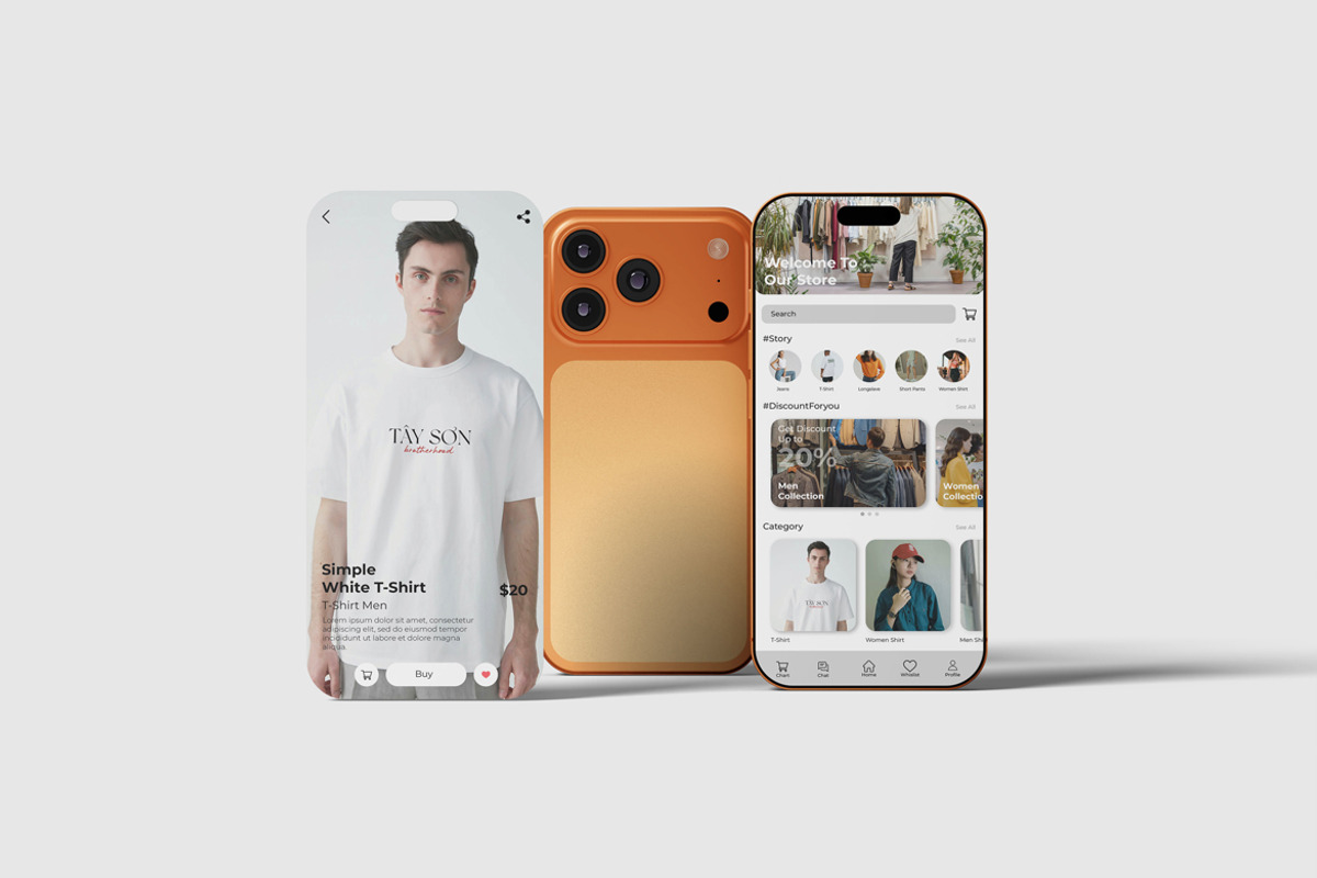 Phone 17 Pro Screen Mockup, an iPhone Mockup by scribrostudio (Photo 8 of 13)