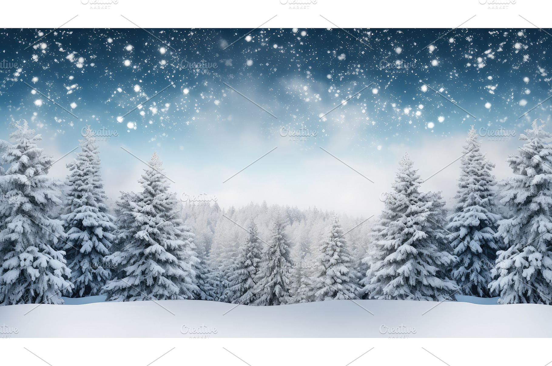 winter holiday snow background ai, a Holiday Photo by pikepicture