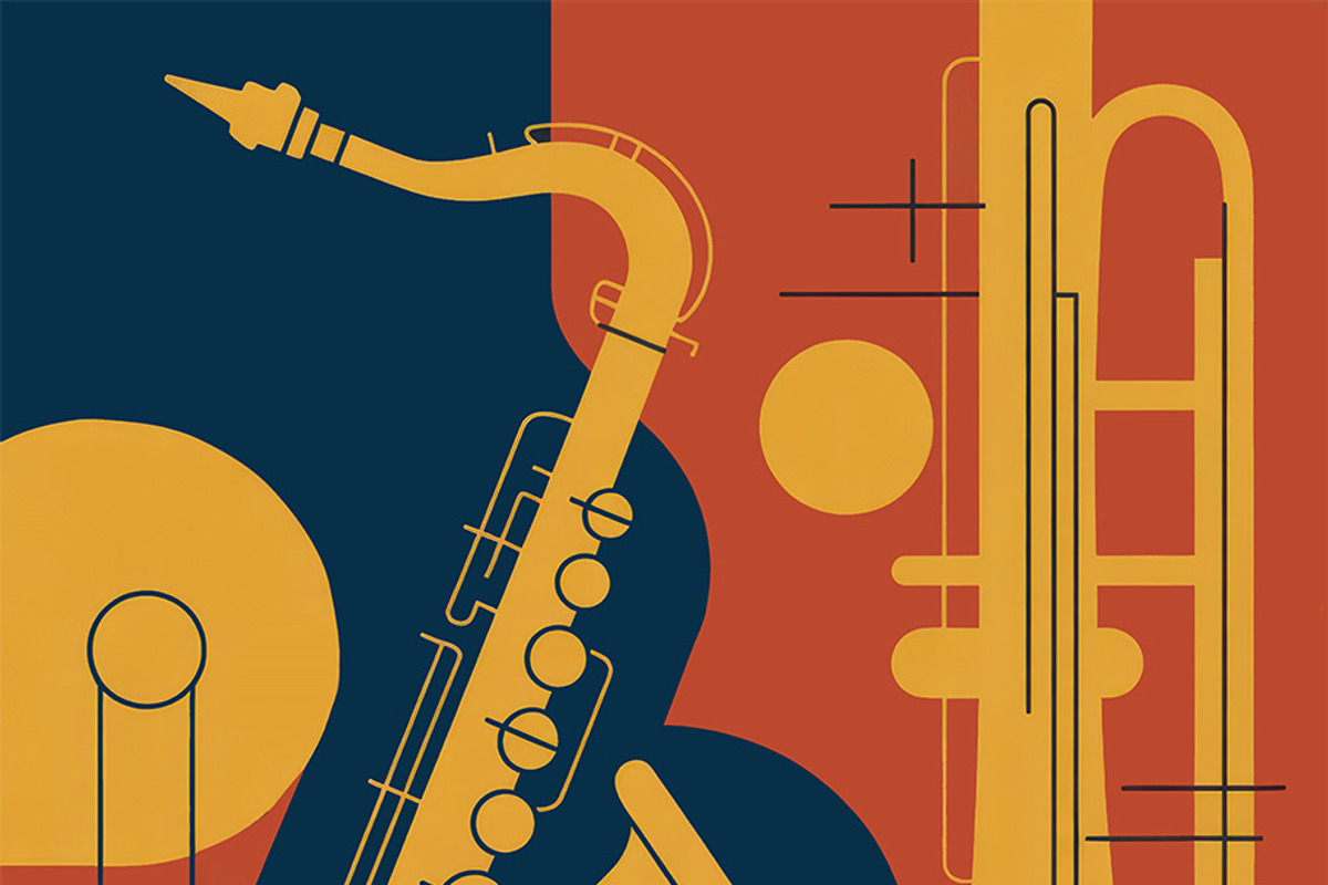8 Vibrant Jazz posters Bundle, a Decorative Illustration by StockVerse Creative (Photo 2 of 9)