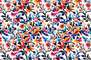 Vivid Folk - Floral Patterns, a Pattern Graphic by Art Sproot (Thumbnail 10 of 11)