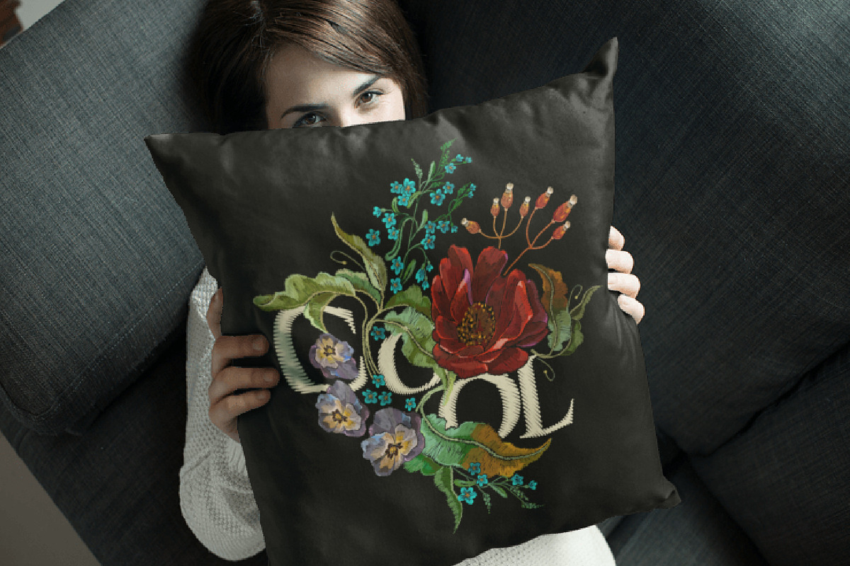 Cool slogan and flowers, an Illustration by Matrioshka (Photo 5 of 5)