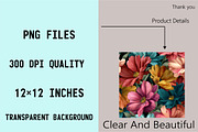 Oversized Floral Seamless Patterns, a Pattern Graphic by SVGArt (Thumbnail 6 of 9)