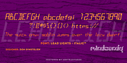 Lead Lights™, a Font by MINDCANDY (Thumbnail 2 of 4)