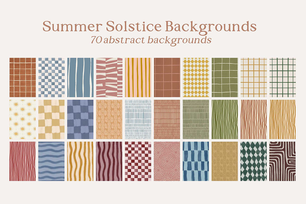 Organic Summer Boho Backgrounds, a Graphic by Paper Flowers Studio (Photo 8 of 10)