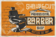 Crazy Barber font with bonuses, a Symbol Font by Heather_insane (Thumbnail 5 of 12)