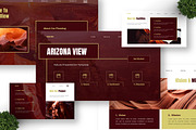 Arizona View - Nature Google Slide, a Presentation Template by Deepslide Studio (Thumbnail 3 of 6)