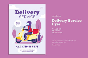 Delivery Service flyer
