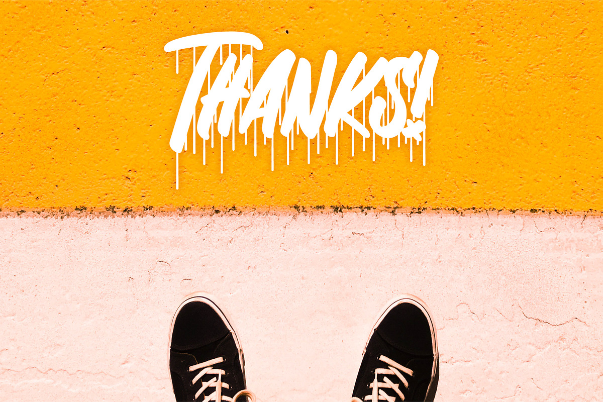 Dripping Drops - Graffiti Font, a Font by Prioritype Co (Photo 8 of 8)