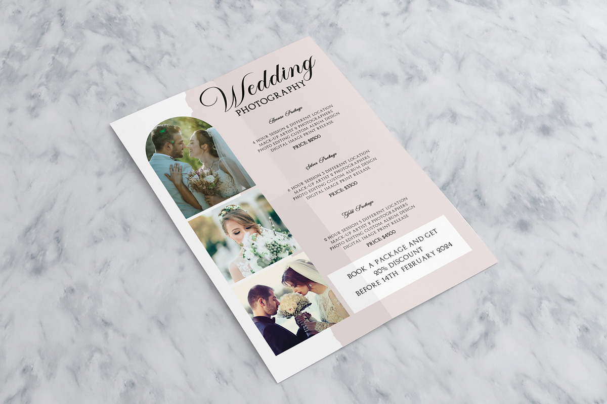 Wedding Photography Pricelist, a Flyer Template by SmmrDesign (Photo 4 of 4)