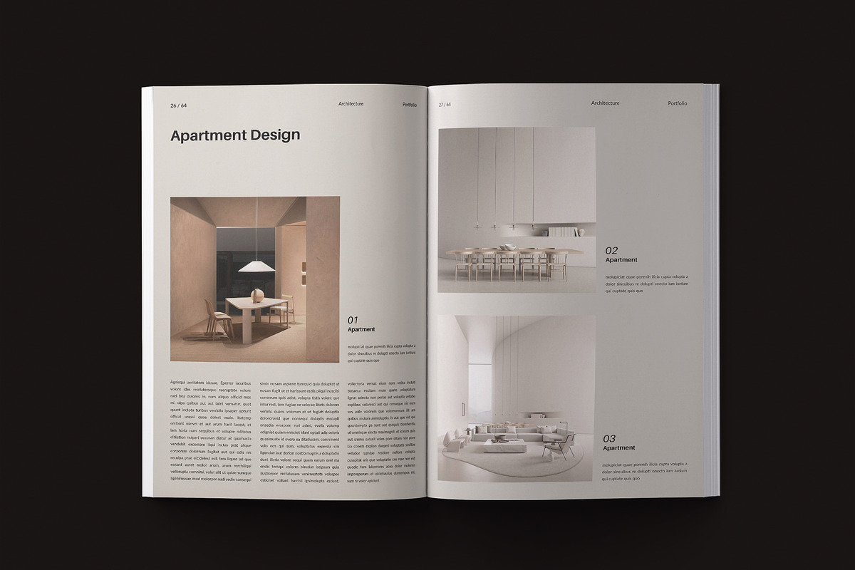 Architecture Portfolio Brochure, a Brochure Template by TemplateFolio-Shop (Photo 12 of 29)