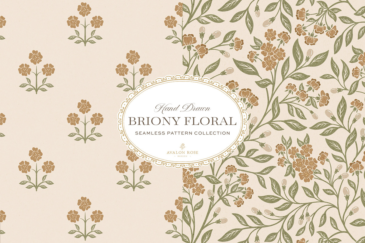 Farmhouse Sage Floral Patterns, a Pattern Graphic by Eclectic Anthology (Photo 3 of 12)