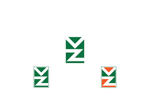 Alphabet letters logo MZ, ZM, a Branding & Logo Template by mrshamsjaman