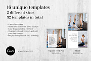 16 Instagram Templates for Canva, a Social Media Template by Paperweight Memories (Thumbnail 2 of 7)