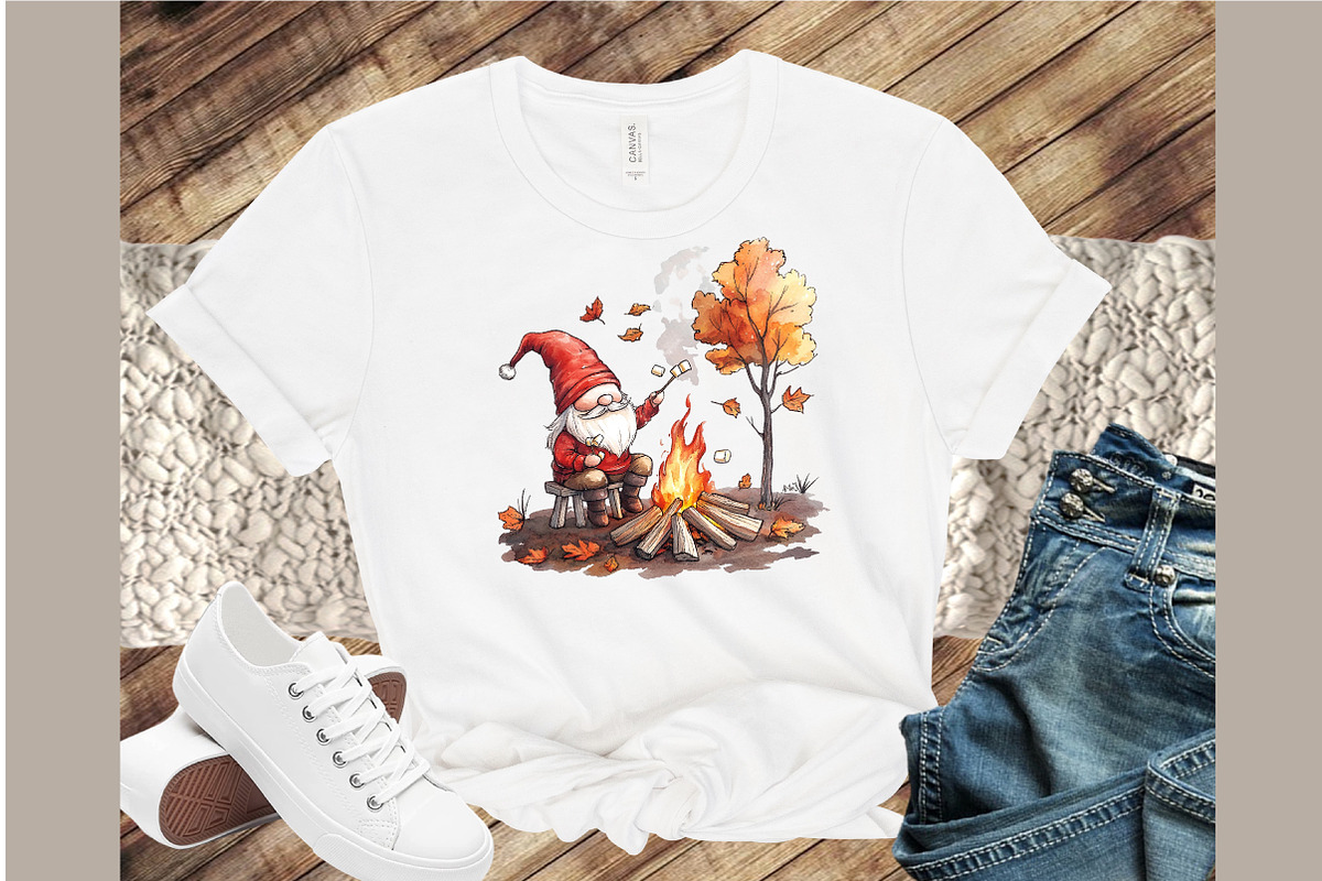 Cute Fall Gnomes Clipart - Gnome Png, an Illustration by Sublimation Artist (Photo 4 of 6)