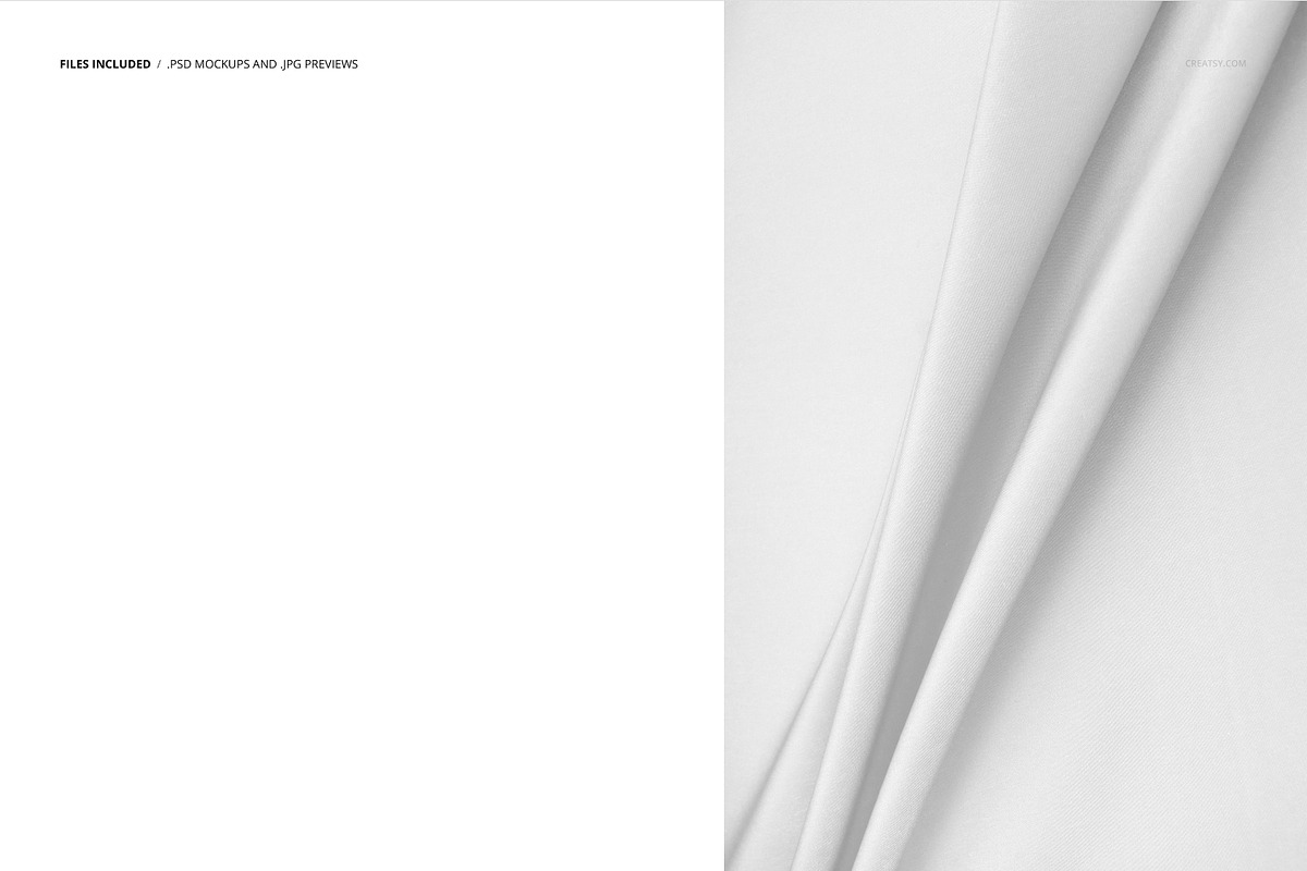 Fabric with Pipe Folds Mockup, a Product Mockup by creatsy5 (Photo 5 of 5)