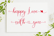 Just You Calligraphy Love Font, a Script Font by MC Creative (Thumbnail 7 of 9)