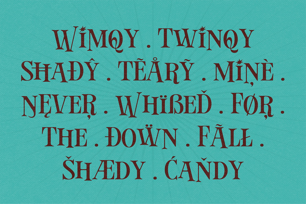 Wimqy, a Serif Font by graphicook (Photo 6 of 10)