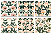 Retro Floral Seamless Pattern, a Texture Graphic by Dream Creation (Thumbnail 3 of 6)
