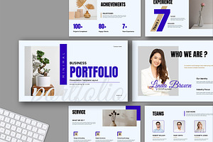 Minimal Business Portfolio, a Presentation Template by Mighty-Slide