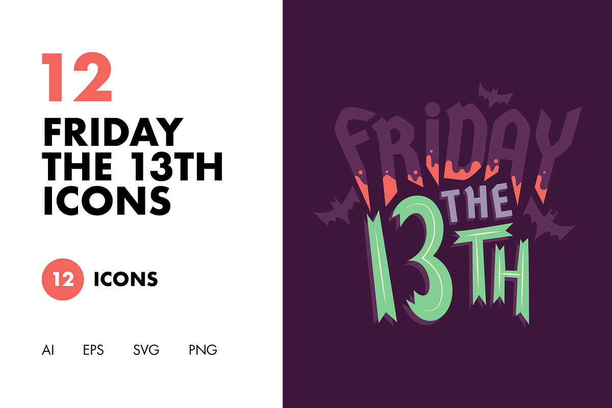 12 Friday the 13th Icons, an Illustration by Hello Mister Frank (Photo 1 of 4)